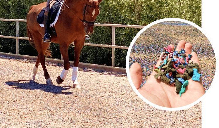 FoamFooting arena footing additive for dressage arenas